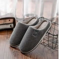 thumbnail image 4 of KANG Cozy Slippers For Winter Large Size Wear Warm Indoor Footwear For Comfort And Durability Ideal For Home Use And Couples Enhanced Shoes Design, 4 of 5