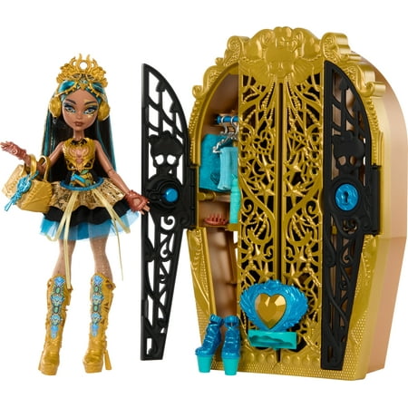 Monster High 12.5&#34; Skulltimate Secrets Monster Mysteries Playset Cleo De Nile Doll with Surprises