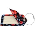 thumbnail image 2 of Honeii Variety Of Fruits And Berries Print Leather Luggage Tag for Suitcases,ID Tags,Bag Tags for Luggage,Functional Travel Tag-1, 2 of 5