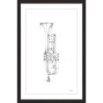 thumbnail image 3 of Marmont Hill "Trumpet Sketch" Framed Painting Print, 3 of 5