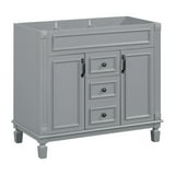 36" Bathroom Vanity without Top Sink, Modern Free Standing Single ...