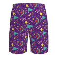 thumbnail image 6 of Goofa Retro 80s Style Printed Mens Swim Trunks Summer Quick Dry Short Beach Swimwear Bathing Suits-, 6 of 6