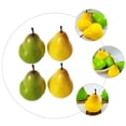 thumbnail image 4 of Zcyifa fake pear 6Pcs Pear Models Lifelike Simulation Pear Decors Artificial Pear Household Fruit Models for Shop, 4 of 11