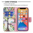 thumbnail image 4 of Wallet Case for iPhone 13, PU Leather Flip Cover Folio Magnetic Closure Slim Shell Dual Layer Heavy Duty Protective Bumper Card Holder Book Case for Apple iPhone 13, Tree, 4 of 7
