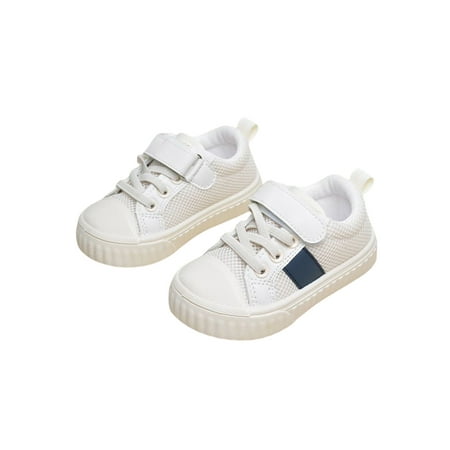 

Woobling Children Sneakers Sport Casual Shoes Mesh Flats School Skate Shoe Lightweight Hook And Loop Fashion Blue 7C