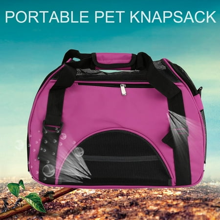 Portable Pet Knapsack Trendy Nylon Mesh For Lovely Pet Dog Kitten Carrier Bag Backpack Outdoor Carry Pet Supplies