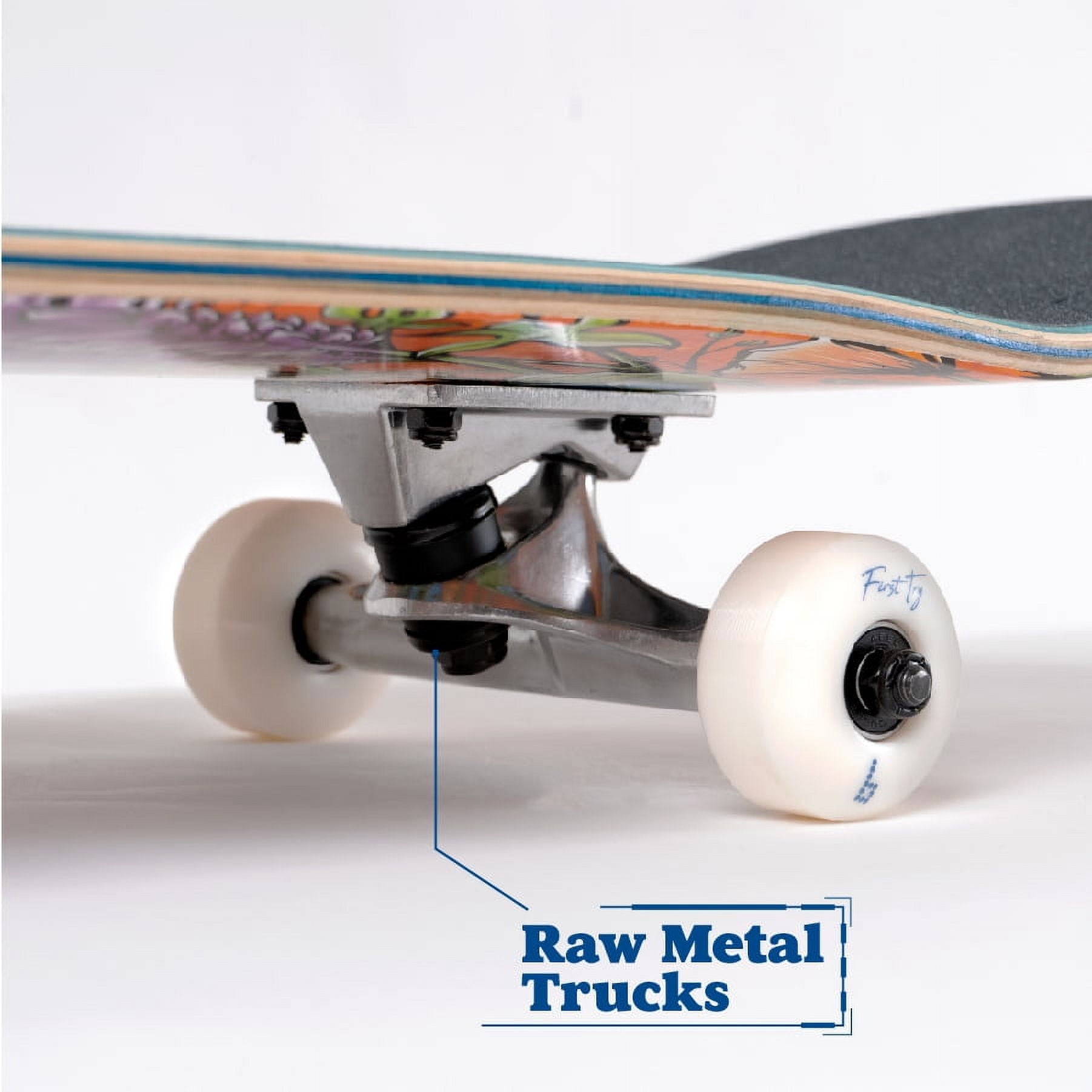 Braille Skateboarding - Multicolor, 31 In. x 7.75 In