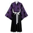 thumbnail image 4 of Kokushibo disfraz de Anime Demon Slayer, No Yaiba Kimetsu, peluca Kokushibo, Kimono, uniforme Haori, Helloween, hombres, 4 of 4