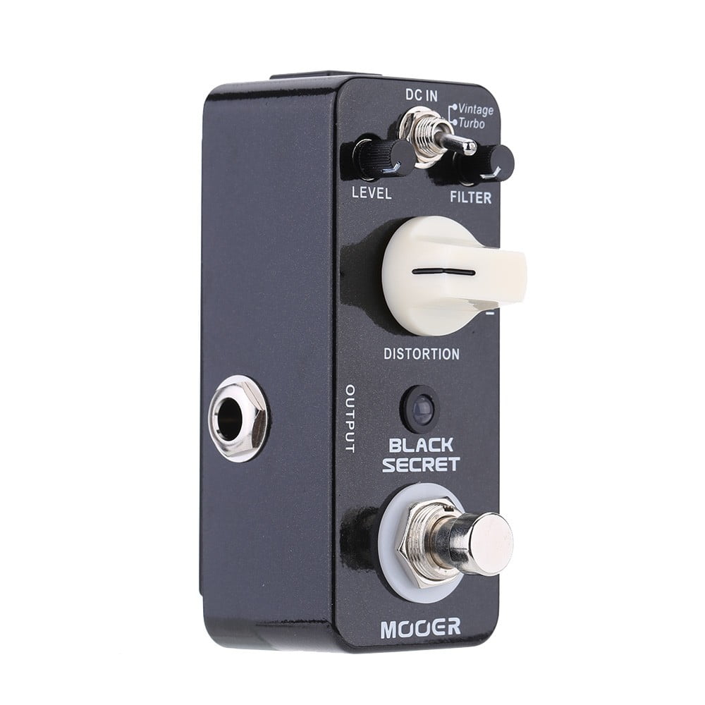 Mooer Black Secret Micro Mini Distortion Electric Guitar Effect Pedal True Bypass