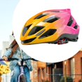 thumbnail image 1 of Casco de bicicleta para niños, transpirable, ajustable y ligero. Casco de ciclismo seguro. Rosa naranja, 1 of 8