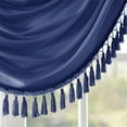 thumbnail image 2 of Gracie Mills Aurelius Faux Silk Sheen Waterfall Embellished Valance - GRACE-9442, 2 of 2