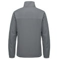 thumbnail image 3 of Little Donkey Andy Men’s Lightweight Breathable Running Golf Windbreaker Jacket Full Zip Windproof Water-resistant UPF50+ grey XXL, 3 of 7