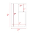 thumbnail image 5 of Matt Gray - Natural Oak Finish - Multi - Functional Storage - Primary Living Space - Keep Your Space Organized, 5 of 6