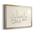 thumbnail image 2 of Coastal Contour Sketch II Premium Framed Print - Ready to Hang, 2 of 8