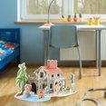 thumbnail image 3 of VONKY 3D Paper Assembly Toy Children Architecture Building Paper Model Kids Early Education Assembly House Toy Type 2, 3 of 8