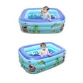 thumbnail image 3 of DeeCozy Inflatable Pool Cartoon Cute Interesting Three home Layers Air Tub, 3 of 8