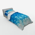 thumbnail image 3 of Ambesonne Blue Bedding Set 4 Pcs, Mosaic Triangle Graphic, Queen, Pale Blue, 3 of 3