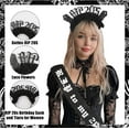 thumbnail image 4 of RIP to My 20s Sash and Crown, Rip 20s Birthday Decorations 30th Birthday Sash and Tiara for Women Her Rip Twenties Death to My 20s Funny Thirty Gothic Birthday Party, 4 of 6