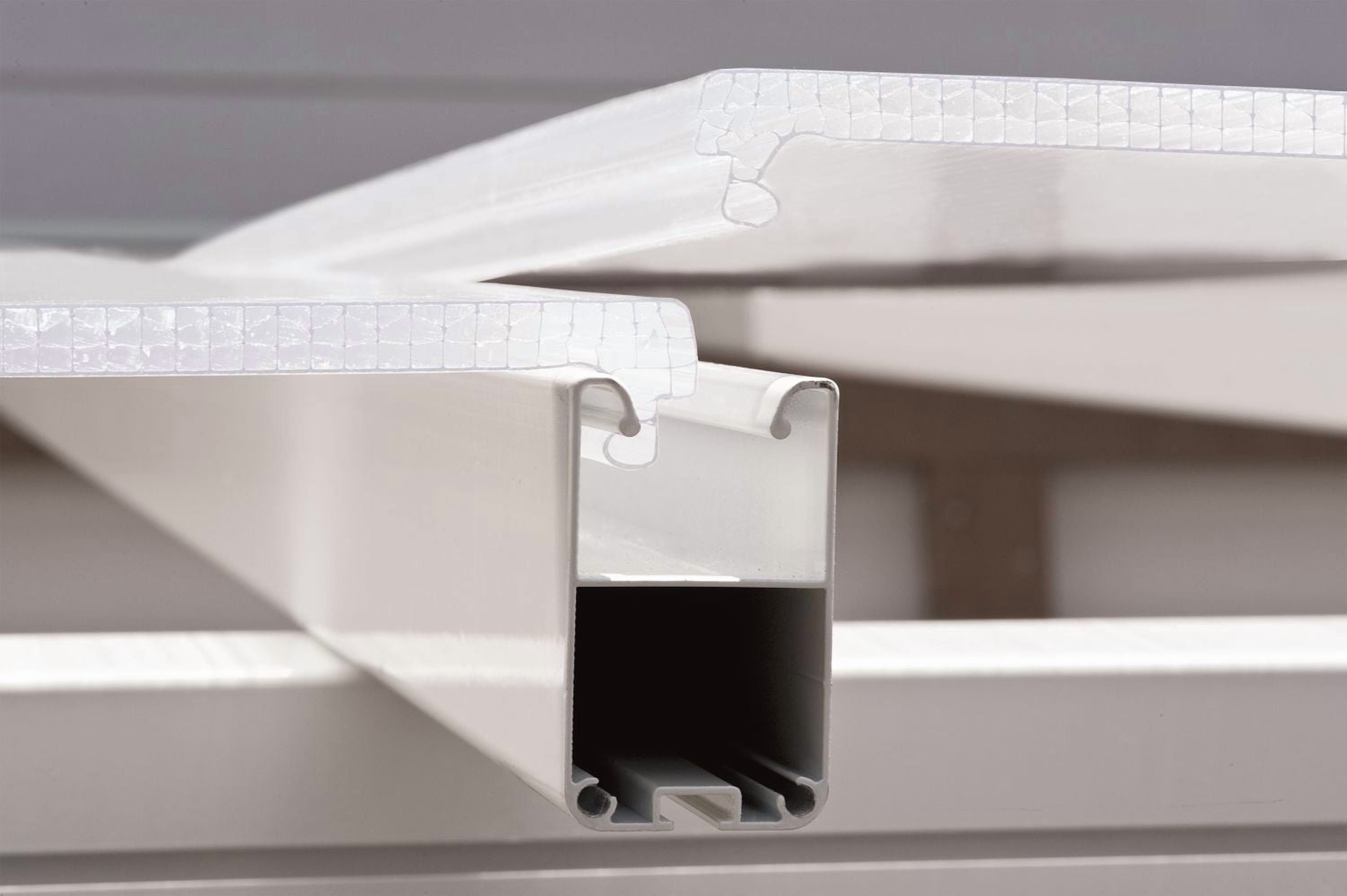 CANOPIA par PALRAM SanRemo Solarium, enceinte de patio et solarium de 10 pi x 10 pi - Blanc