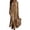 Khaki #04, variant on Women Fall Winter Velvet Scoop Crew Round Neck Maxi Dress Long Sleeve Loose Shift Solid Chic Elegant Casual Everyday Dress M