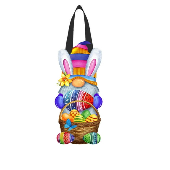 Briarwood Lane Easter Gnome Wood Door Hanger