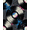 Black Pink Blue, Pattern 18, variant on ODIKA 8'x10' Washable Area Rug Non-Slip Chair-Friendly Mat Music Retro Note Record Album Round Repeating Circle Movie Vinyl for Dining Room, Large Office, Lounge