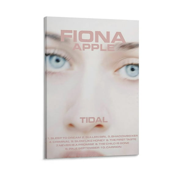 Fiona Apple TIDAL 1996 Poster 4 Picture Print Wall Art Poster Painting Canvas Posters Artworks Gift Room Aesthetic 16x24inch(40x60cm)