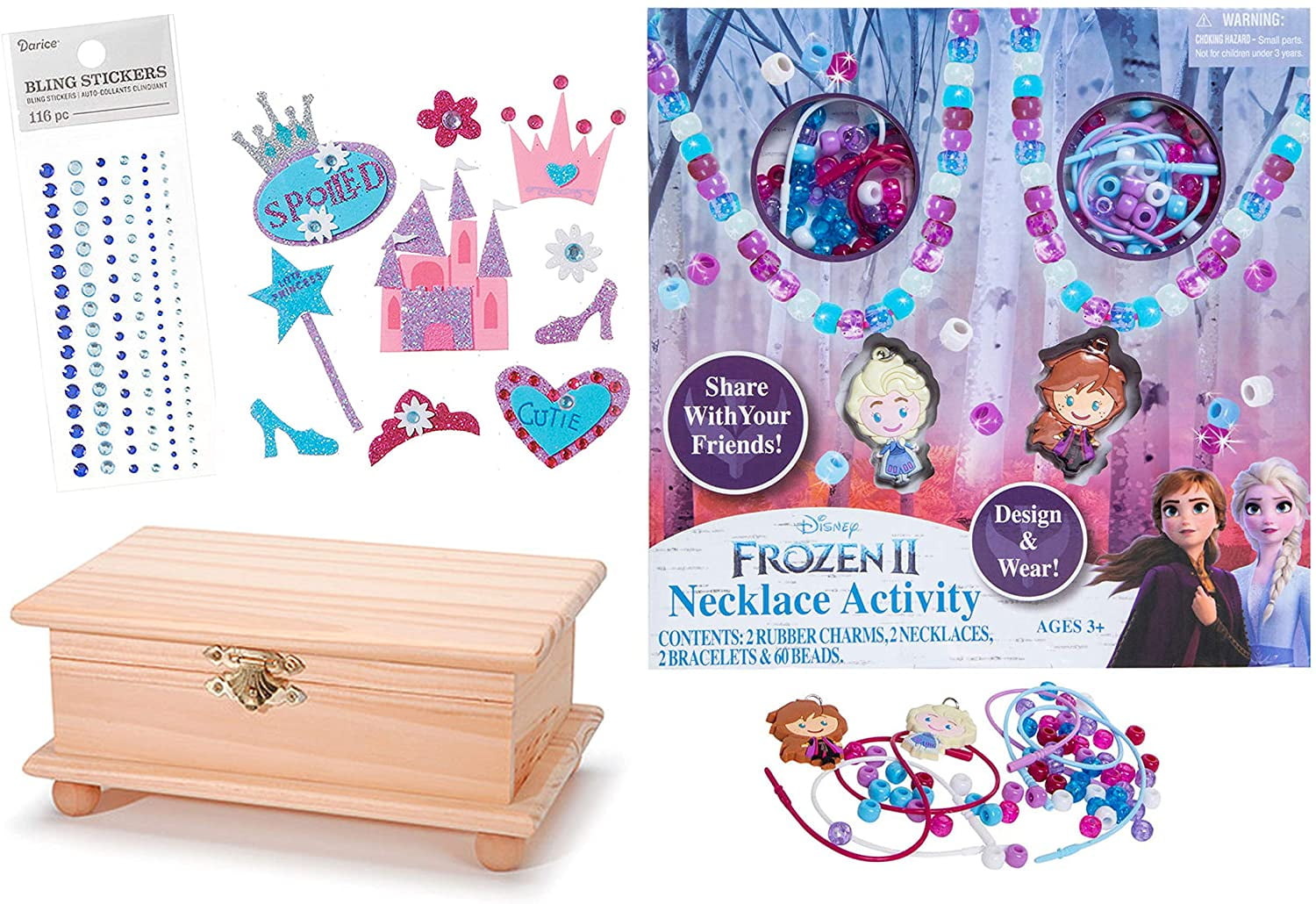 frozen 2 necklace activity set