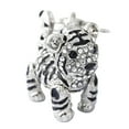 thumbnail image 2 of Xinyolin Key Ring Vivid Rhinestone Decor - Multi-Color 3D Tiger Pendant Charming Key Chain for Purse, 2 of 8