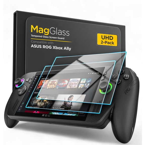 MagGlass for ROG Xbox Ally X Screen Protector (2025) Full Coverage Tempered Glass (2-pack)