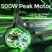 iScooter 350W Electric Scooter for Adults, 6 / 12 /18 Mph 3-Speed Escooter, Up to 15-21 Miles Range, Foldable Commuting Electric Scooter for Teens