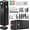Black (47PCS), variant on 2026 Upgrade Phone Cleaning Kit 47PCS, iPhone Cleaning Kit, Airbud AirPods Cleaning Kit, Keyboard, Charging Port Cleaner for Apple Lightning/Android USB-C - Includes Putty, Cloth & Wipes (White)