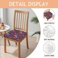 thumbnail image 2 of Pioneer Flower Seat Covers for Dining Room Chairs Set Of 4,Stretch Printed Washable Chair Seat Cover with Elastic Ties and Button,Removable Waterproof Couch Cushion Covers, 2 of 6