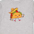 thumbnail image 4 of Inktastic Happy Kawaii Party Taco Boys or Girls Long Sleeve Toddler T-Shirt, 4 of 5