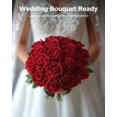 thumbnail image 4 of InnoGear 50 Pcs Red Roses Artificial Flowers, Fak, 4 of 8