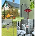 thumbnail image 6 of Garbuildman 60 in Metal Garden Shepherds Hooks with 5-Prong Base, Adjustable Height (2 Count), 6 of 8