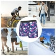 thumbnail image 4 of Yiaed Skull Flower Print Men's Soft Cotton Boxer Shorts Breathable Boxers Underwear Moisture-Wicking Underwear Stretch Boxer Briefs for Man-X-Large, 4 of 5