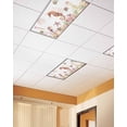 thumbnail image 2 of Fluorescent Light Covers for Ceiling Lights 2 Pack, Nautical Coastal Magnetic Ceiling Light Covers 2x4ft for Classroom Office School, Seahorse Jellyfish Summer Beach Ocean Drop Ceiling Light Shade, 2 of 7