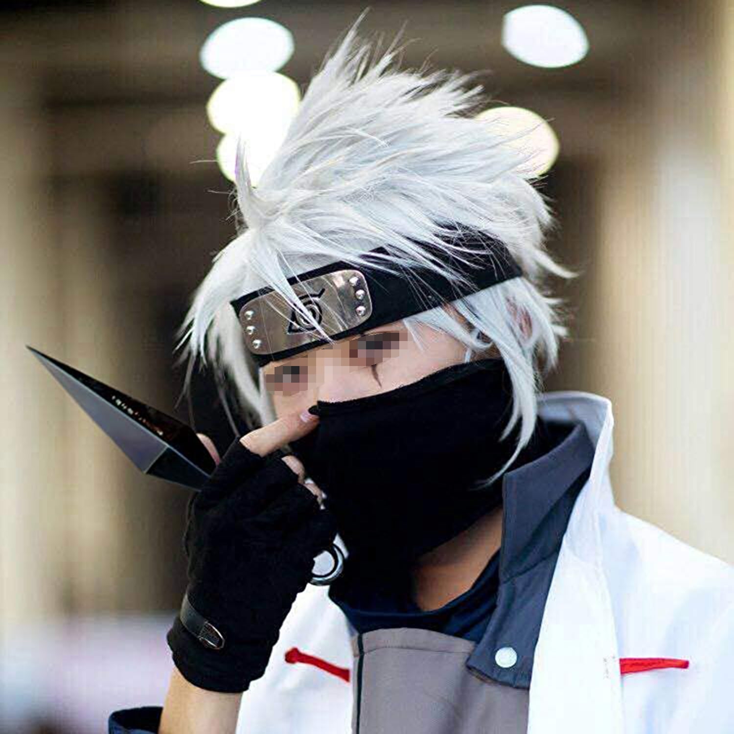  Rulercosplay Leaves Village Ninja Cosplay Cosutme of Kakashi  Cosplay Costume - Deluxe Version (M, Green) : Clothing, Shoes & Jewelry