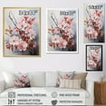 thumbnail image 4 of Designart "Pink Blossoms delicate Delicacy II" Floral & Botanical Canvas Print, 4 of 5