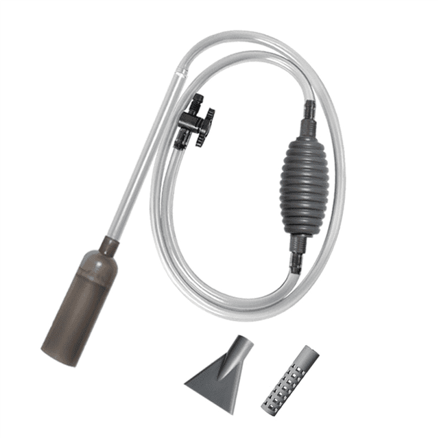 Fish Tank Water Changer with Filter Nozzle Handheld Aquarium Gravel Cleaner Removable Fish Tank Siphon Hose