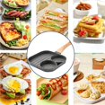 thumbnail image 4 of Moyic Sartén antiadherente de aleación de aluminio, cocina para el desayuno, huevo frito antideslizante, agarre largo, herramienta de Mostrada, 4 of 6