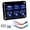 Blue, variant on 3 Way Toggle Rocker Panel Switches with LED Indicates Light Waterproof for Automotive Marine & Industrial Applications