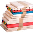 thumbnail image 3 of LABRIMP 400Pcs Khaki Wood Craft Sticks for Projects, Classroom Activities, Arts & Crafts Supplies, 3 of 8