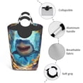 thumbnail image 4 of Picia Colorful Underwater Shark Laundry Basket With Handles Laundry Hamper Toys Storage Organizer Foldable Bucket Washing Bin Dirty Clothes Bag For Home Bathroom Bedroom Dorm, 4 of 6