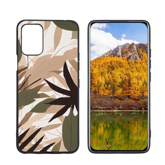 Leaves-156 Phone Case, Degined for LG K62 Case Men Women, Flexible Silicone Shockproof Case for LG K62