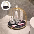 thumbnail image 6 of Metal Cosmetic Storage Rack Display Stand Makeup Storage Rack Tabletop Make Up Organiser Rack for Office Dresser Bathroom Bedroom Living Room - Tier 20X23cm, 6 of 7
