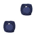 thumbnail image 4 of Funda de cojín Wosthever para silla poliéster elástico resistente a la suciedad Azul oscuro 2Conjunto, 4 of 6