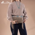 thumbnail image 4 of Montana West Western Purse for Women Stylish Crossbody Bag Versatile Wristlet Clutch Purse, Khaki, 4 of 6