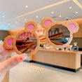 thumbnail image 1 of 3 Pack Kids Sunglasses Children's Cute Cartoon Bear Ears Sunglasses UV Protection Party Fun Colorful Girls' Sunglasses for Toddler Baby Girl Boy, 1 of 6